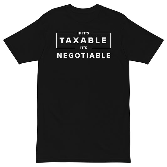 If it's taxable, it's negotiable - original - light
