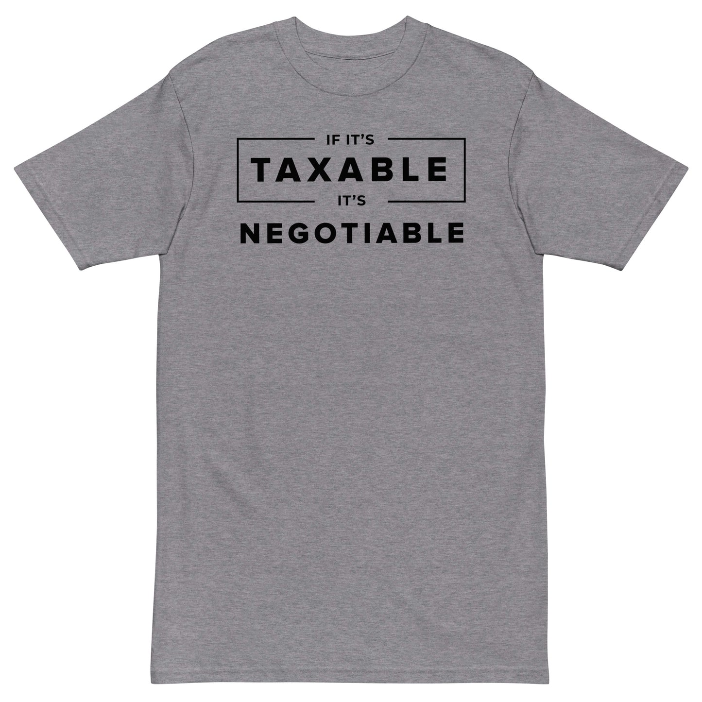 If it's taxable, it's negotiable - original - dark