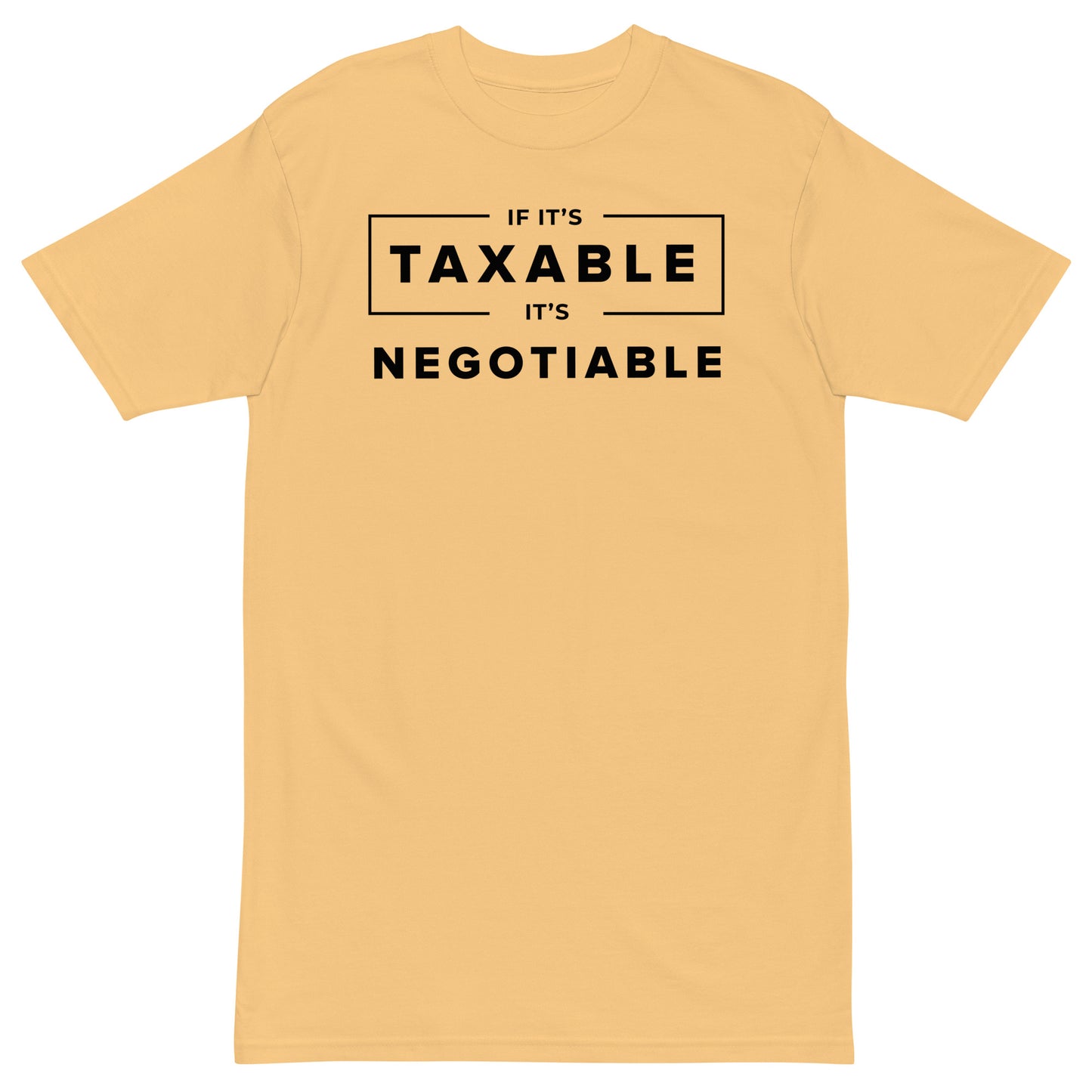 If it's taxable, it's negotiable - original - dark