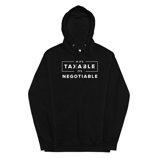 If it's taxable, it's negotiable - hoodie - original - light