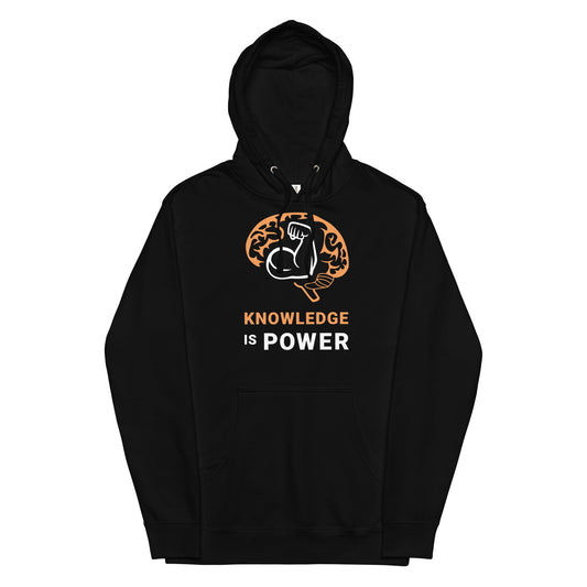 Knowledge is power - hoodie - original - light