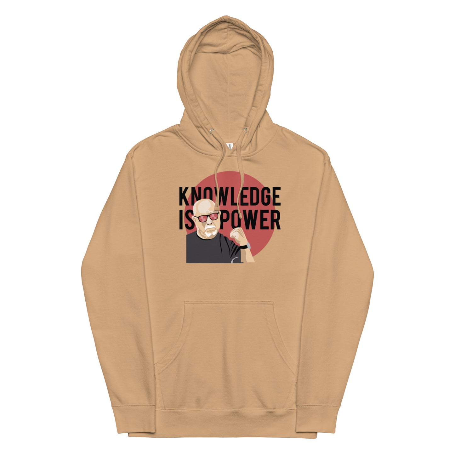 Knowledge is power hoodie - dark