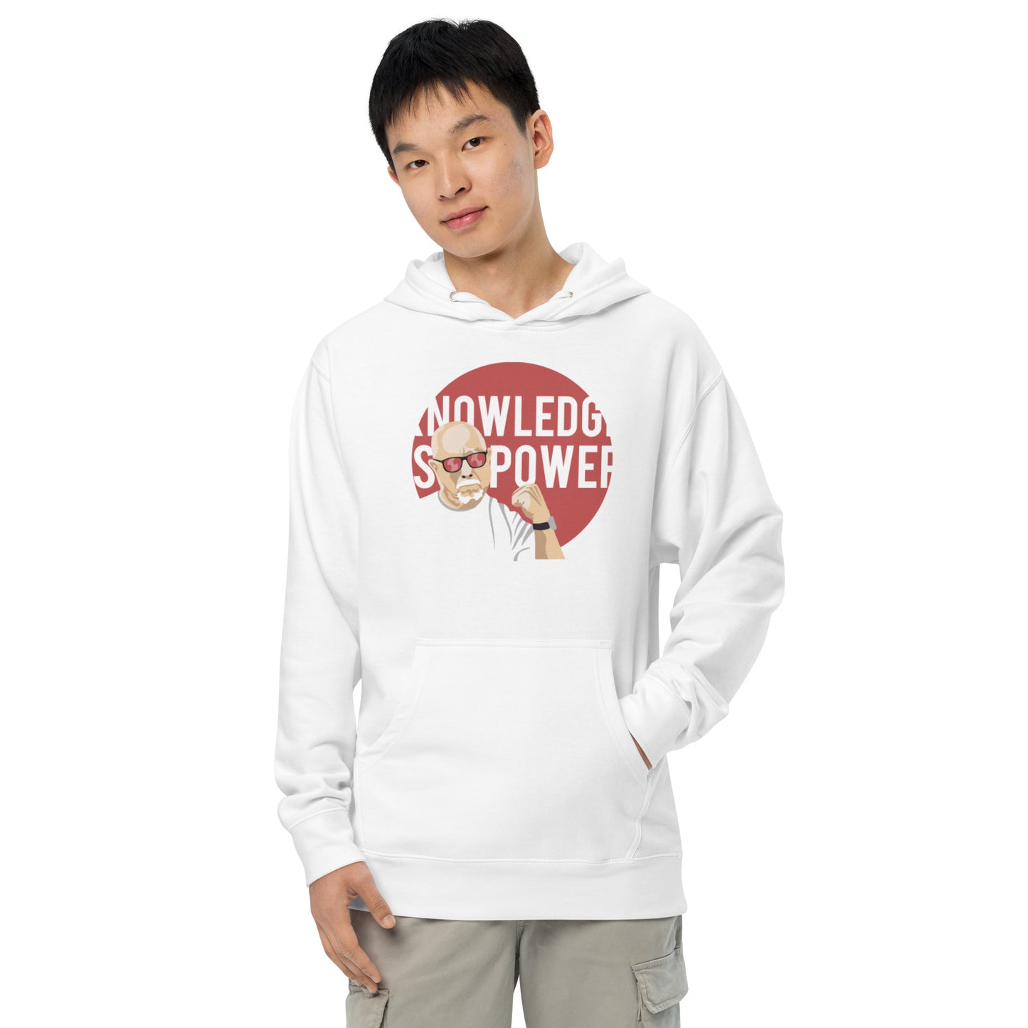 Knowledge is power hoodie - light